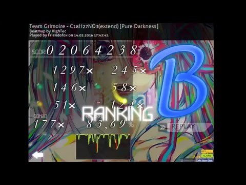 (osu!) Team Grimoire - C18H27NO3(extend) [Pure Darkness] | Played by Friendofox