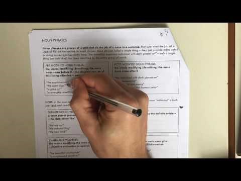 A level English Language - Independent Learning 3b - Advanced Grammar