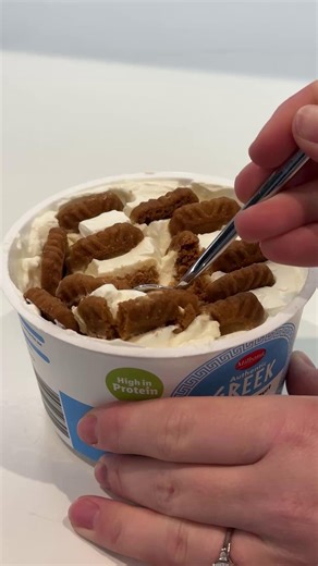 Poundland Official on Instagram: "Try the trend! 😏 Create the ultimate Biscoff cheesecake hack with £1 Biscoff biscuits from Poundland Sorry, January weight-loss resolution! 😅 . . . . #BiscoffHack #CheesecakeGoals #BudgetBakes #Poundland #DessertInspo"