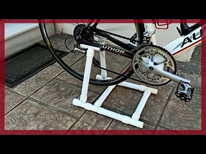 PVC Bicycle Stand For 6€ How To Make An Easy Bike Stand - Cheap DIY Bike Stand PVC Βάση Ποδηλάτου