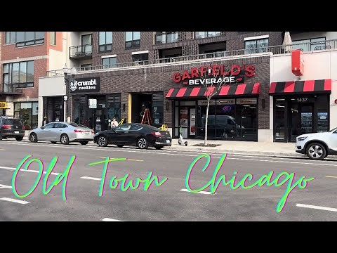 [4K] 🇺🇸 Chicago Walking Tour 2024 - Old Town Chicago - Chicago, Illinois Walking Video