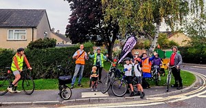 New bike bus is a hit with families and keeps kids safe