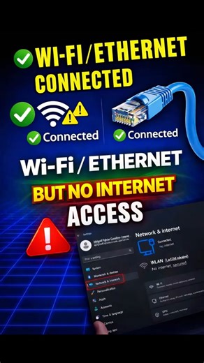 How to Fix No Internet Access in Windows 10/11