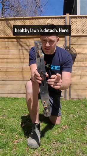 SPRING LAWN MAINTENANCE, one of the first things you should do is dethatch your lawn. Thatch is the build up of dead material that sits ontop of the soil. It prevents the soil from getting the proper nutrients & absorption. Dethatching makes room for new grass to grow. I use a universal dethatching blade that fits onto my mower. #dethatching #thatch #dethatch #yardwork #yardmaintenance #lawncare #lawnmaintenance #lawntips #yardcare #growinggrass #springlawn #aerating #diylawncare #hometips #home