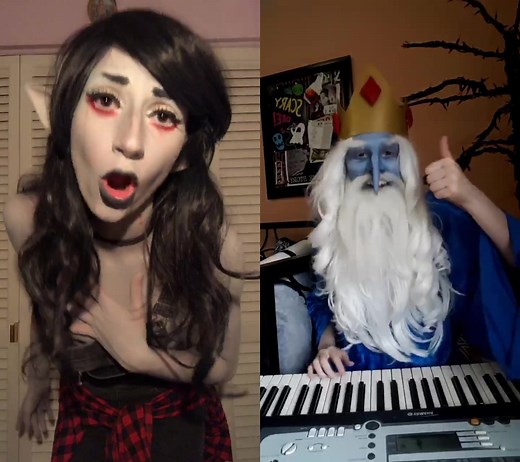 AT Adventure Time Marceline and Ice King Cosplay