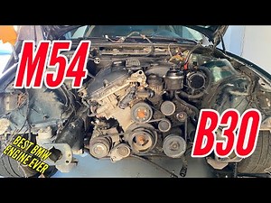 E46 M54B30 engine removal - The best BMW motor ever made! M3 build begins with 330ci donor parts