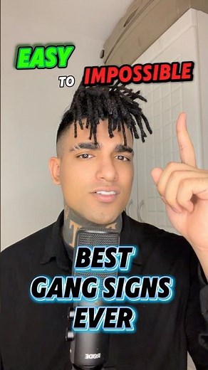 Rappers Gang Signs Breakdown YNW Melly NLE Choppa #shorts