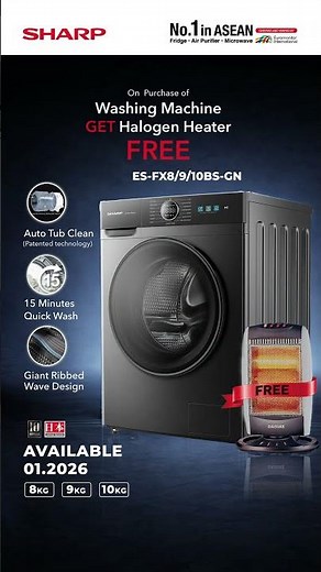 SHARP Pro-Wash VIP Washing Machine
