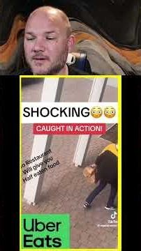 Uber Eats Driver BUSTED drinking a customers drink!