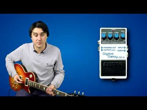 Boss DD 5 - Using a guitar Digital Delay demo and run through