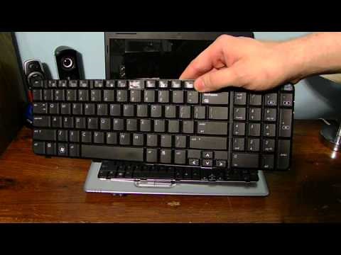How to install a brand new keyboard and your hp g71 laptop computer