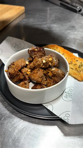 Steak Salpicao, a staple of the Poco Deli menu. #pocodeli #steak #salpicao #deli #meatlovers #tapas #foodieph | Poco Deli