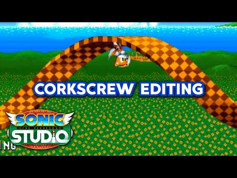 [TWITTER ARCHIVE 7] Corkscrew Editing - Sonic Studio (fan game)