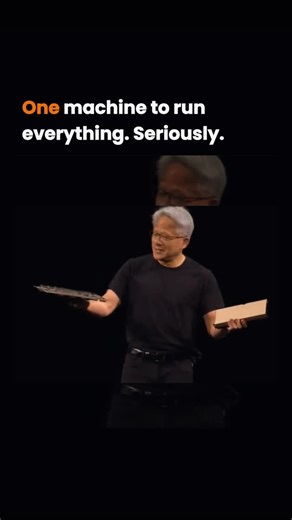 AI + Tech • News, Reels & Ideas on Instagram: "NVIDIA just showed a new kind of server. ⠀ It combines 8 Blackwell GPUs into one machine. ⠀ They’re linked by an ultra-fast internal network. ⠀ The goal? A single platform that runs everything. ⠀ AI training. Enterprise software. Virtual worlds. Simulation. HPC. Virtualization. All of it. ⠀ This ends the era of specialized machines. ⠀ The bottleneck is no longer hardware. ⠀ It’s software and the ideas we bring to it. ⠀ 👇 If you learned something in