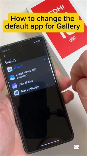 How to change the default app for gallery ￼on Xiaomi Redmi phones #xiaomi #redmi #redminote15