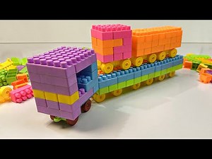 Building a Custom LEGO Delivery Truck ASMR | Extreme Detail Blocks