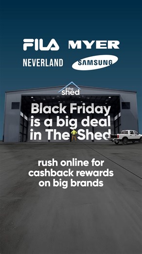 We’re gonna need a bigger shed. If you're insured with imar, register for The Shed and start earning exclusive cashback rewards while shopping for your favourite brands. Not insured yet? Call 13 IMAR (13 46 27) to find out how you can get covered today and start saving. T&Cs apply: Cashback rewards are subject to eligibility, expiry periods, and retailer-specific terms. Cashback reward offers for Myer, Samsung, Fila, and Neverland end 4 December 2025. For full details, visit imartheshed.com.au/t
