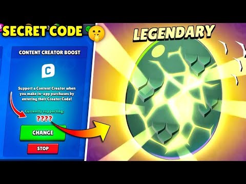 New Lucky Code 🎁 100% LEGENDARY Monster Eggs in Brawl Stars