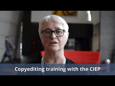 Copyediting training with the CIEP