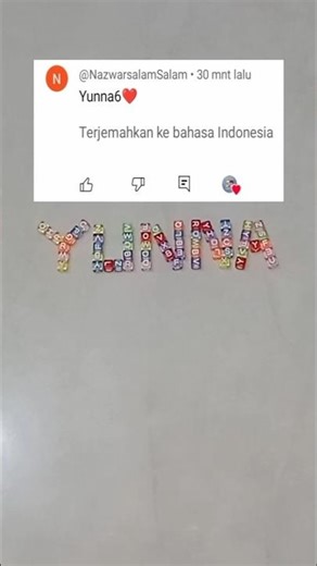 Making the Name YUNNA from Square Letter Beads | Bead Craft Aesthetic