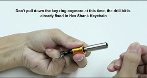 1/4 Inch Hex Shank Keychain, Extension Bar Screwdriver Bits, Holder Socket Adapter Drill Bit, Fast Change Bit Holder for Electric Screwdrivers and Drill Bits (Assorted Colors,10 Pieces)