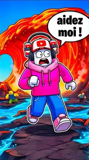 La lave a détruit le jeu tsunami brainrot sur roblox ! #shorts #roblox #aftergaming