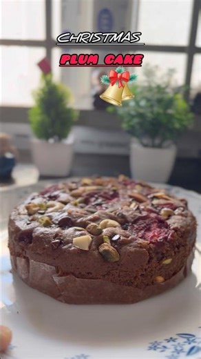 Christmas plum cake #eggless #viralvideo #recipe #christmas #fruitcake #food #health #december