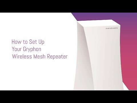 How to set up Gryphon wireless mesh repeater (Gryphon Connect)