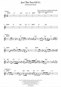 Just the Two of Us (Advanced Level, Alto Sax) (Bill Withers) - Saxophone Sheet Music