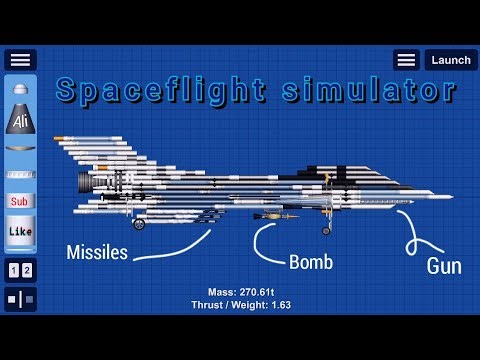 SU-57 fighter jet in sfs | Spaceflight simulator.