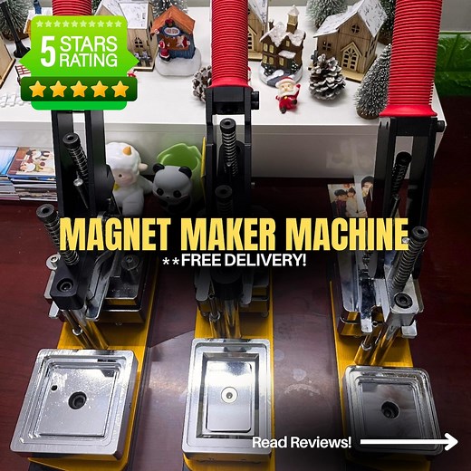 Magnet Maker Machine - Fridge Magnet Maker Ultimate Kit – Complete Machine With 1,000 Supplies | Comes in Different Sizes | FREE DELIVERY! - Etsy
