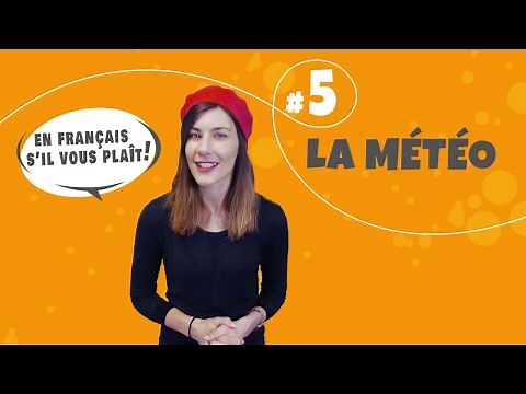 Parler de la météo en français