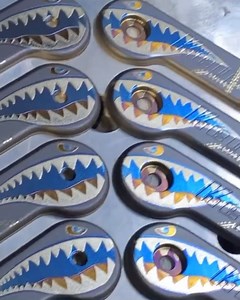 Titanium Bomber KeyBar ⚡️ @lasermarktech #WarHawk #laser #fiberlaser #titanium #keybar | KeyBar | Facebook