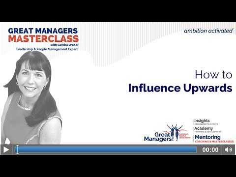 How To Influence Upwards