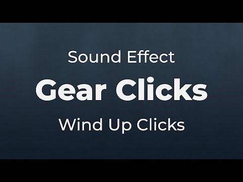 Wind Up Gear Clicks 03 Sound Effect | SFX Free for Non-Profit Projects
