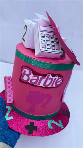 Add a touch of sparkle to math time with our Barbie-Themed Math Hat! 💗✨ Designed to make learning fun and stylish, this creative hat combines bright Barbie-inspired colors with engaging math elements that help students celebrate numbers in a fashionable way. Perfect for school math activities, presentations, or themed days, this handcrafted piece is made with care to stand out while still highlighting important math concepts. Let your child shine with confidence and creativity with this unique,