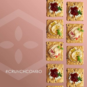 28K views · 153 reactions | What is your favorite #CrunchCombo to pair with our Multi-Grain Sea Salt cracker? | Crunchmaster | Facebook