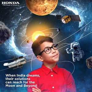 From discovering water on the Moon to exploring the possibilities of Mars, technology brings dreams to life. This #NationalTechnologyDay, let’s inspire every Indian to dream bigger! | Honda Car India