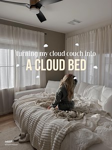 Transform Your Cloud Couch Into the Ultimate Cozy Bed