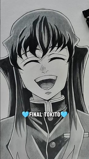 Drew Muichiro Tokito… But In My OWN Style 🔥✨ #muichirotokito##animeart#drawing #artshorts