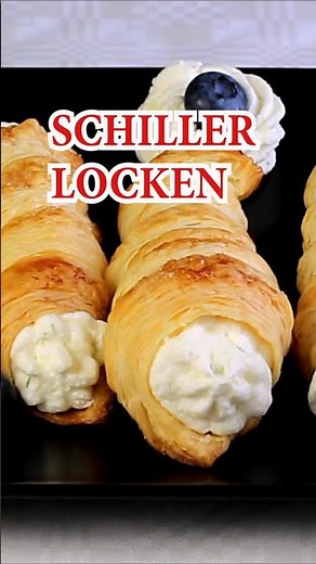 SCHILLERLOCKEN mit LIMETTEN-SAHNECREME 😋 #shorts