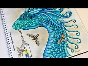 DRAGON TALES by Anastasia Elly Koldareva - prismacolor pencils - PART 2