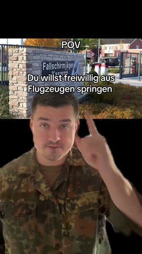 Wer von euch will auch aus dem Flugzeug springen? #bundeswehr #einsatz #memes #grundausbildung #fun
