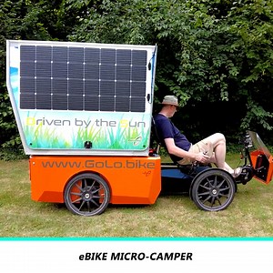 This ebike micro-camper might be the greenest solar RV out there. | Myshify