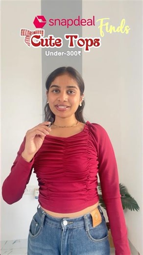 Snapdeal Finds | Basic Tops Under-300₹ #snapdeal #tops #trending #youtubeshorts