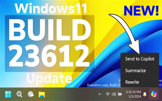 【2024 开年首更】微软正式发布 Windows 11 最新版 Build 23612 系统更新（Dev）：交互式锁屏天气新体验！