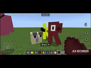 Alphabet lore in minecraft mod