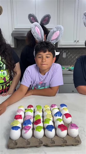 Easter Egg Roulette #easter #eateregg #izzyandmary #gabe #junior | easter egg