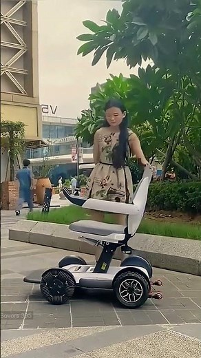 🎁Famous Electric Folding Wheelchair Scooter – Travel Ready #3343 ‪@sovorsgadget‬