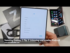 Samsung Galaxy Z Fold 3 Unboxing und zweiter Eindruck